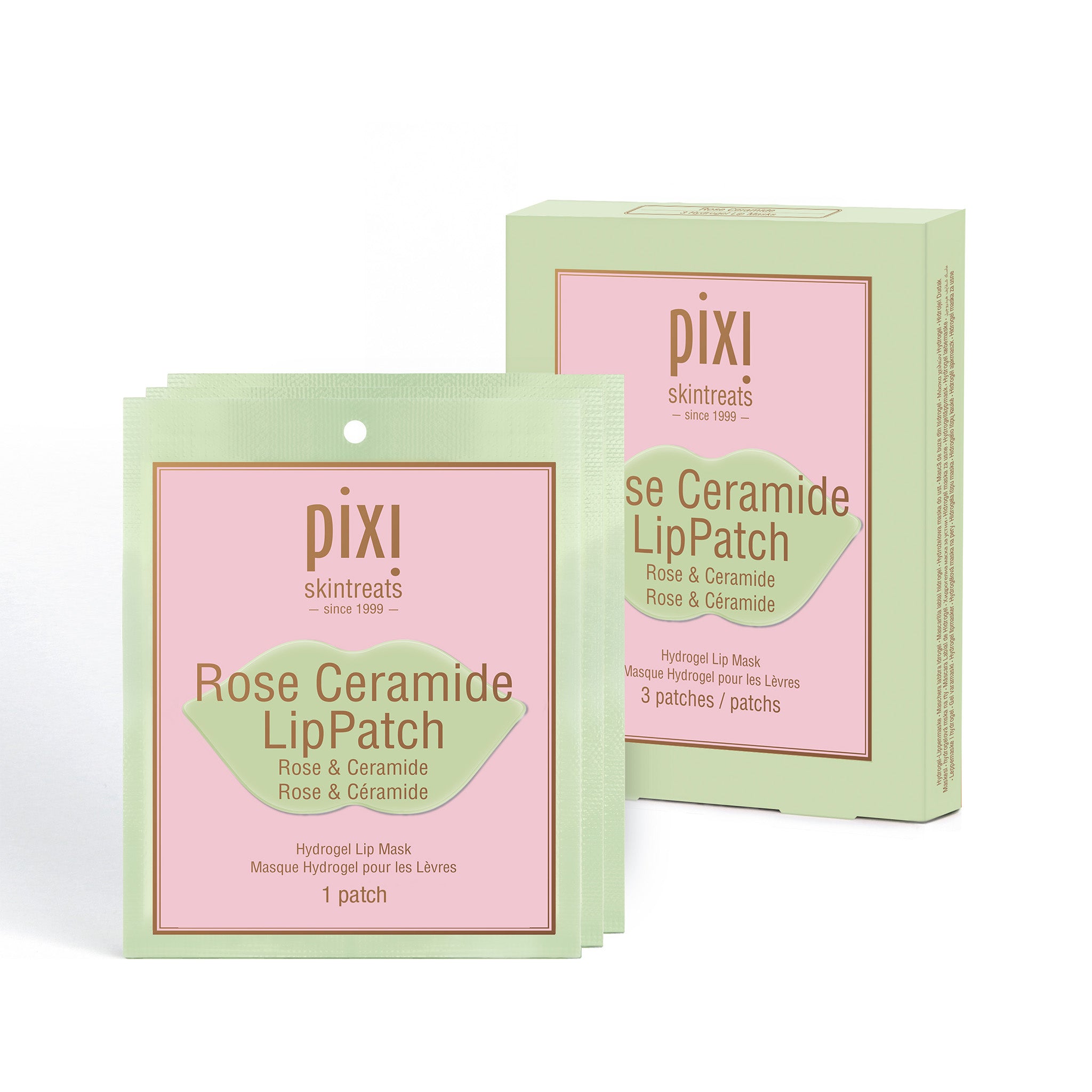 Pixi Rose Infused Ceramide LipPatch Lippenmaske 3er Set