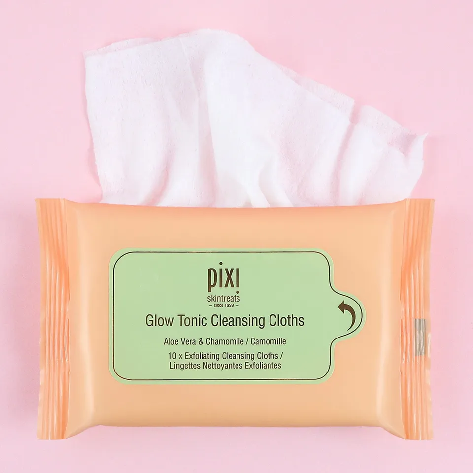 Pixi Beauty Glow Tonic Reinigungstücher Cleansing Cloths Glycol 1 Step