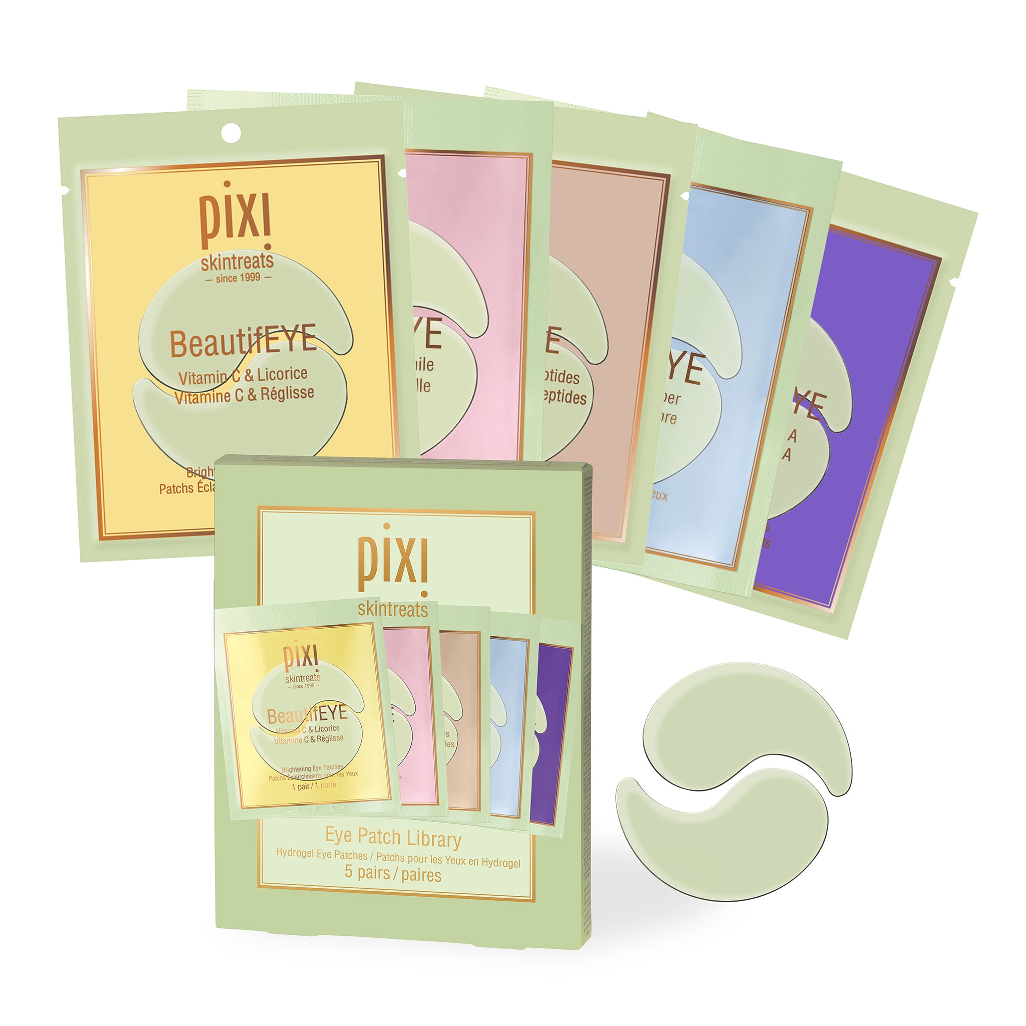 Pixi Eye Patches Library Augenpads Set 5 Paar feuchtigkeit
