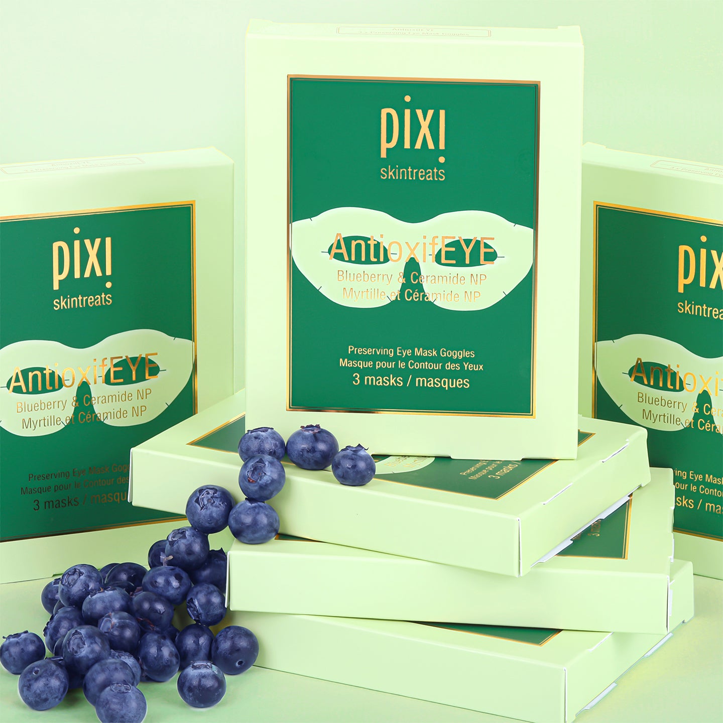 Pixi AntioxifEYE Augenmaske Goggles 3er Hydrogel