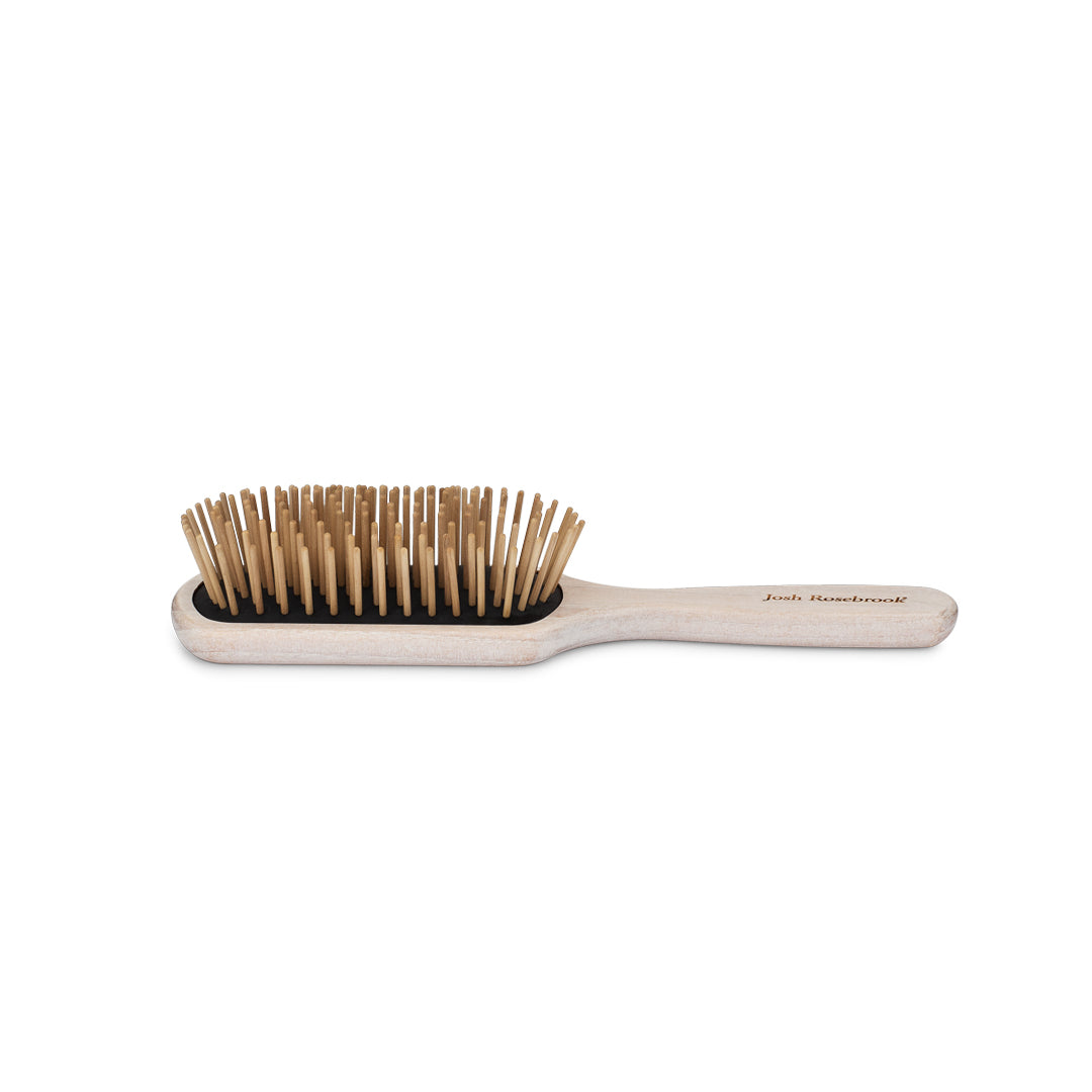 Josh Rosebrook Wide Paddle Haarbürste Holz mit Baumwollbeutel