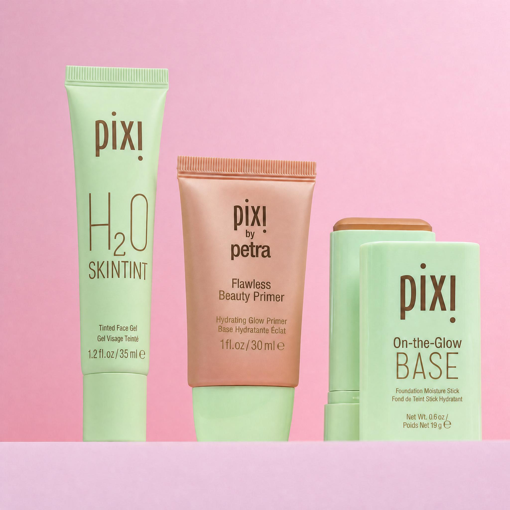 Pixi Makeup Complexion Collection Set Primer + Tint 3tlg