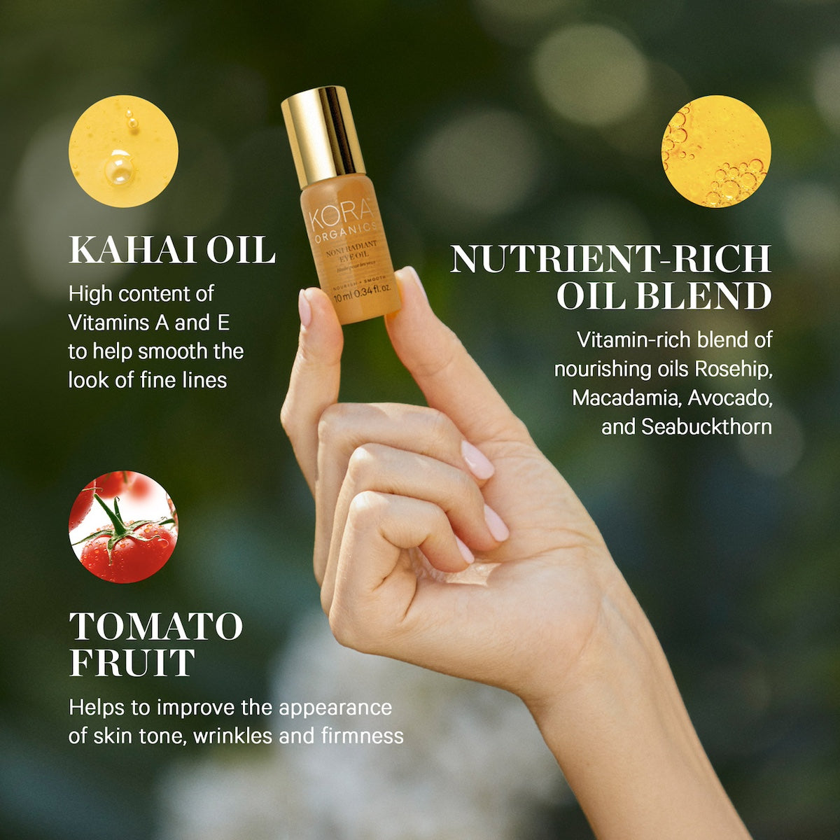 Kora Organics Eye Care Noni Radiant Eye Oil Augenöl