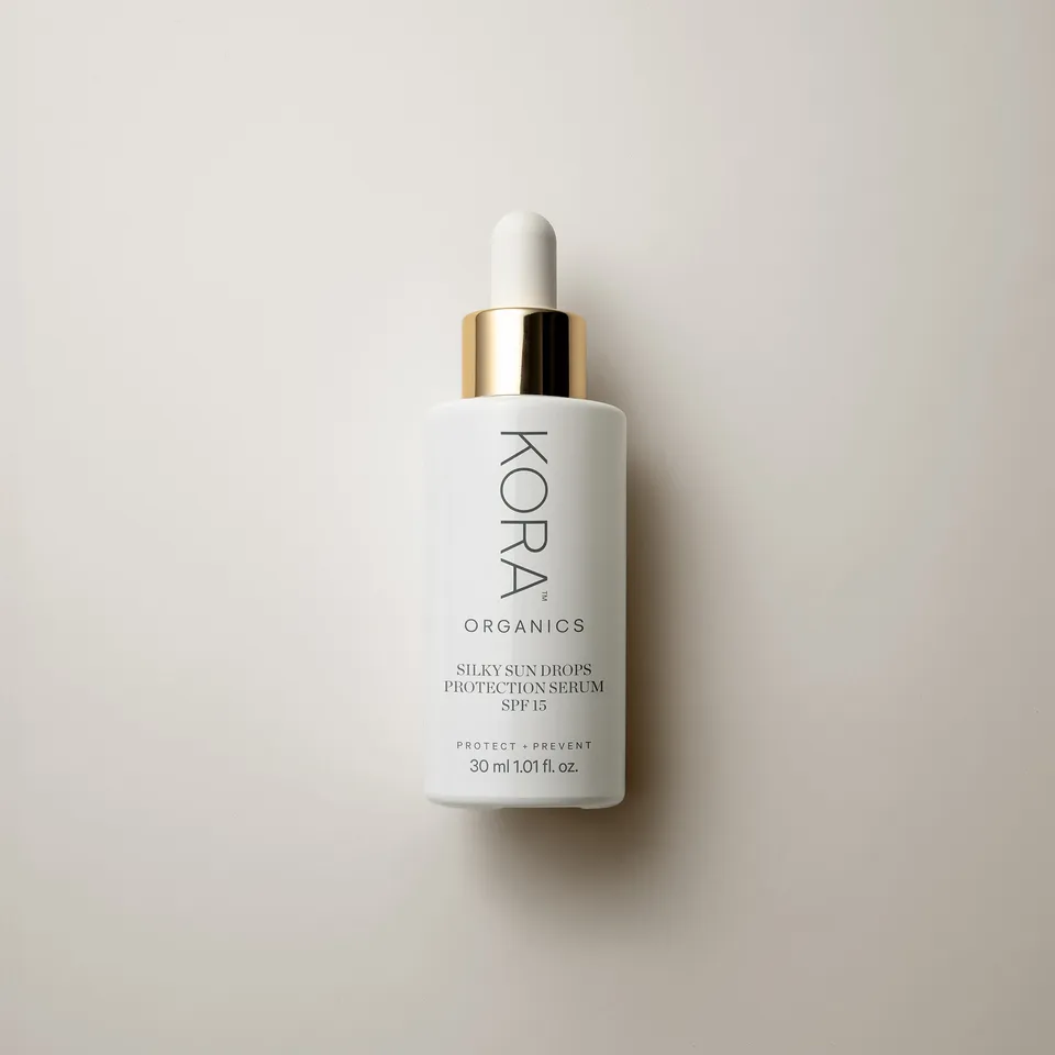 Kora Organics SPF Silky Sun Drops Serum LSF 15 30 ml
