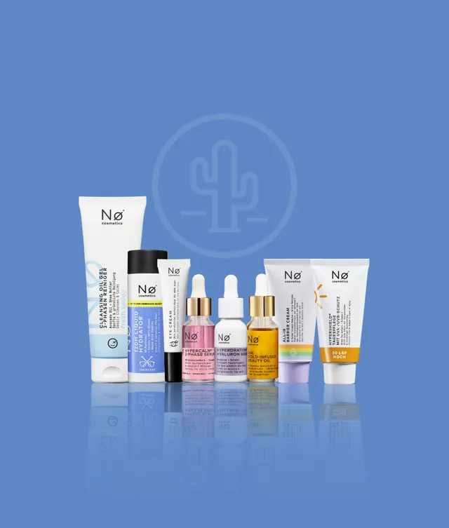 No Cosmetics Routinen Day & Night Pflegeset trockene Haut 8 Produkte