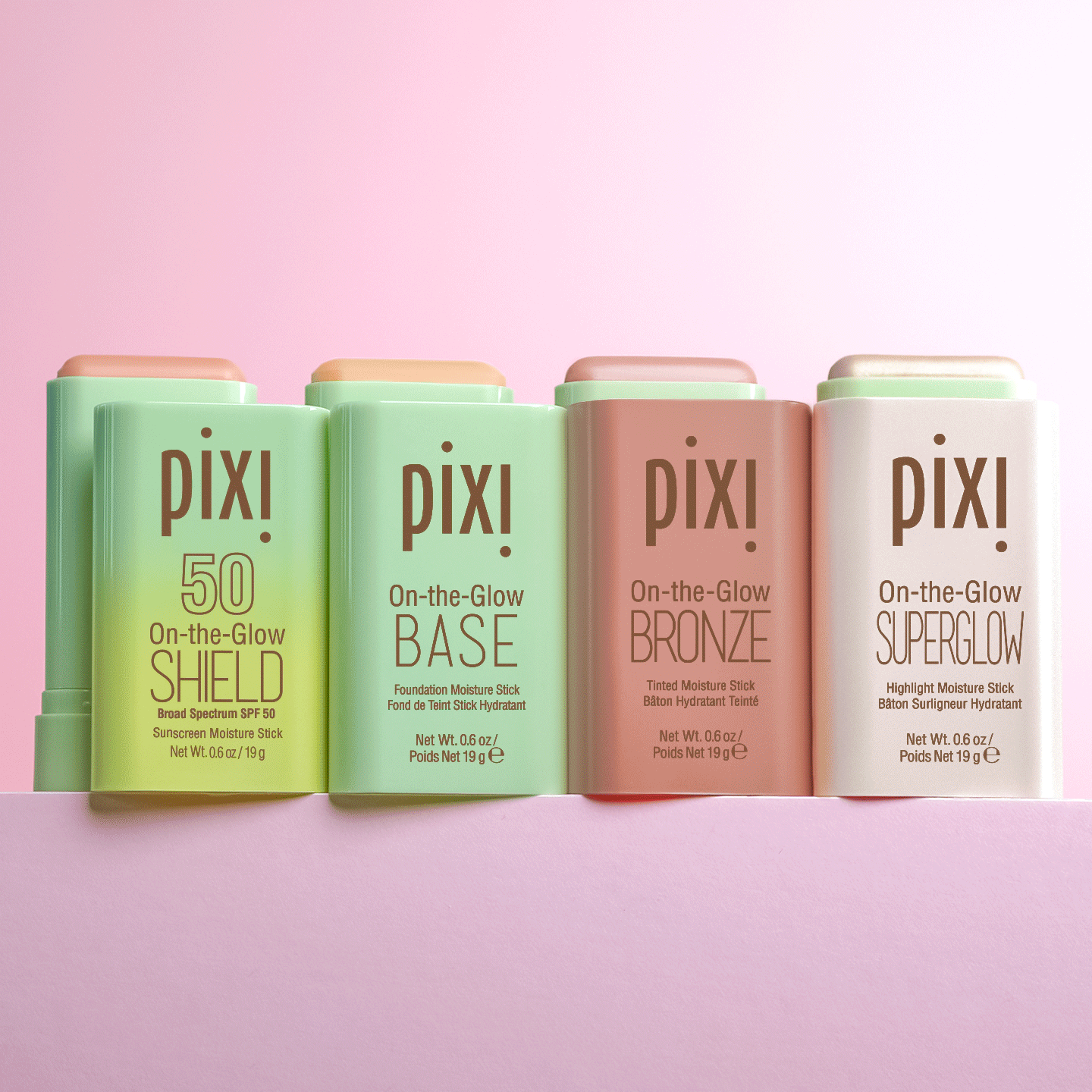 Pixi SunTreats Shield Glow Bundle Makeup Set LSF 50