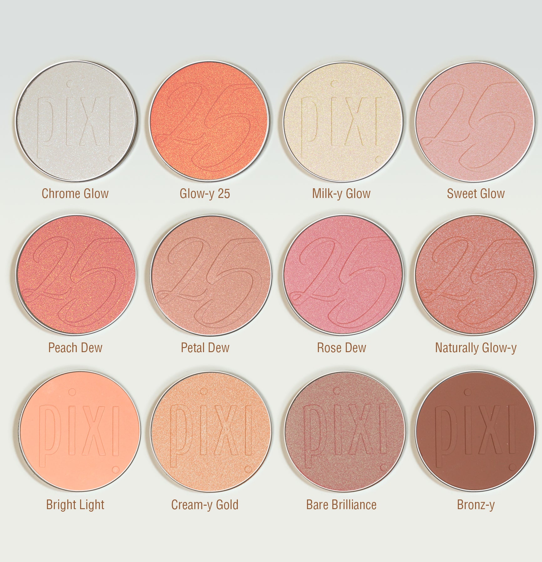 Pixi Beauty Makeup Own Your Glow Palette Make-up-Palette 3 Puder Glow
