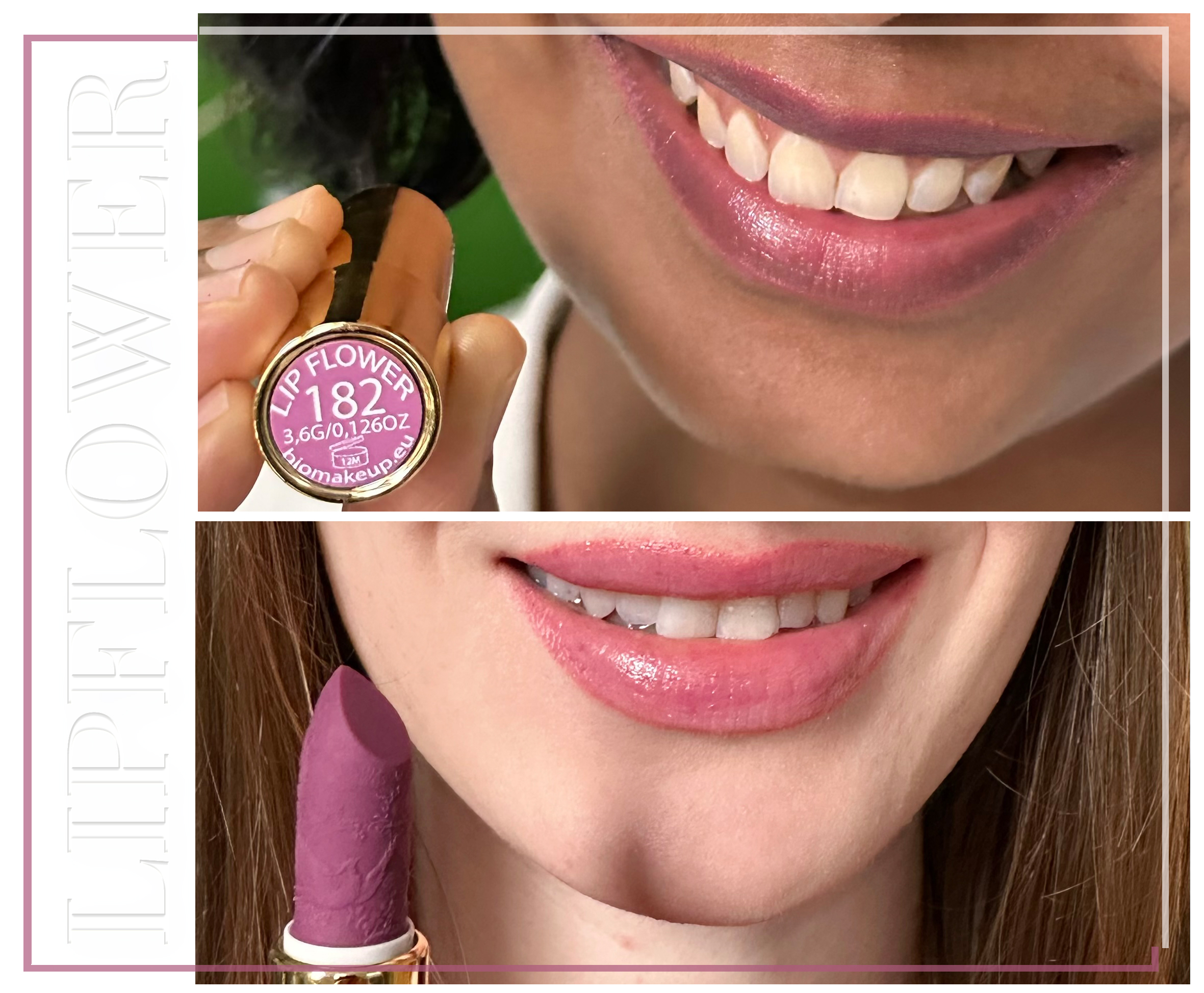 Shaoyun Lip Flower Pfirsichblüten 182 Lippenstift Lila pflegend