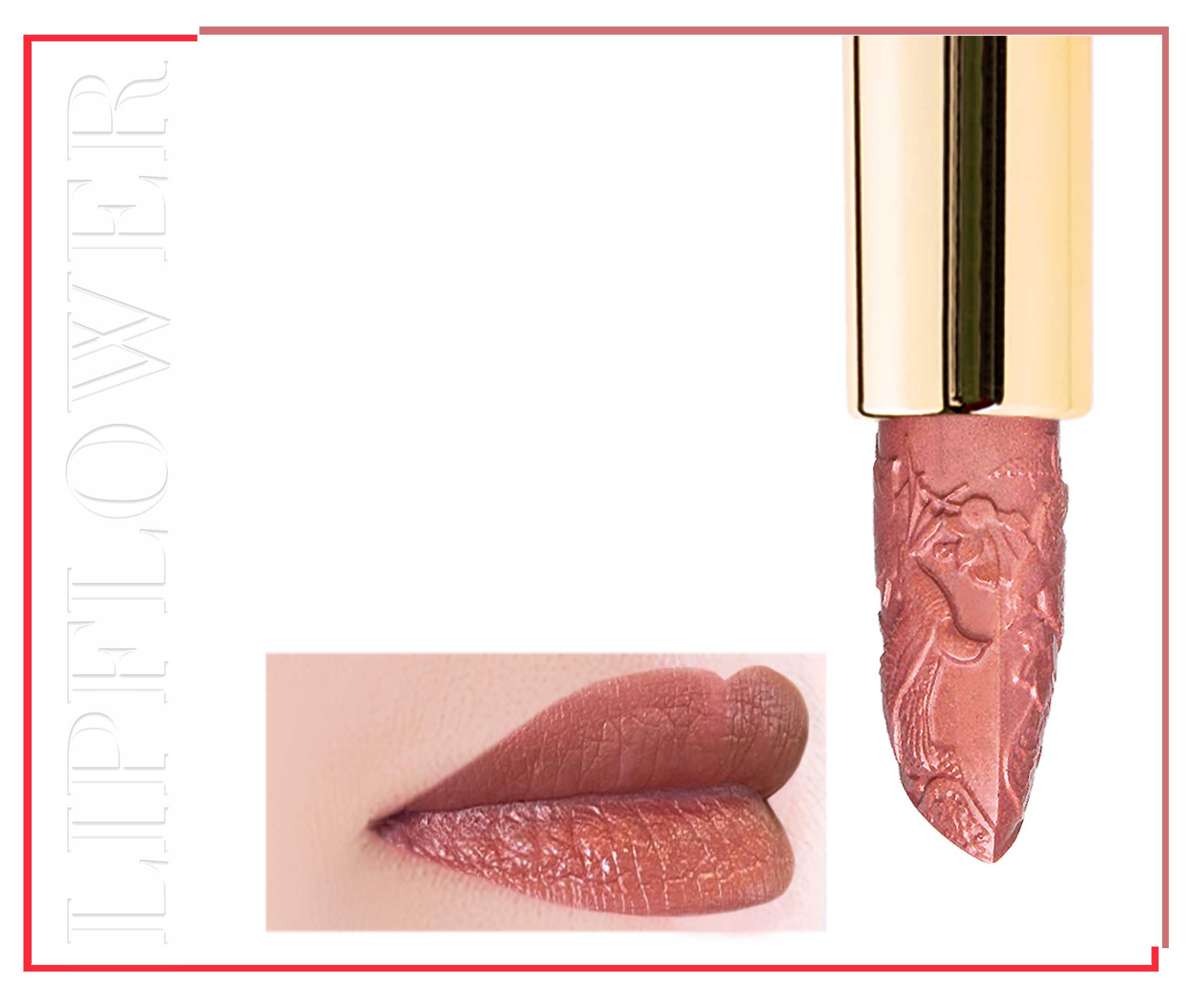 Shaoyun Lip Flower 196 Tulpe Lippenstift Rot Naturkosmetik
