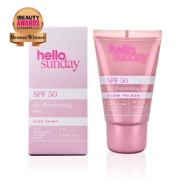 Hello Sunday Primers Illuminating One SPF 50 Glow Hyaluron