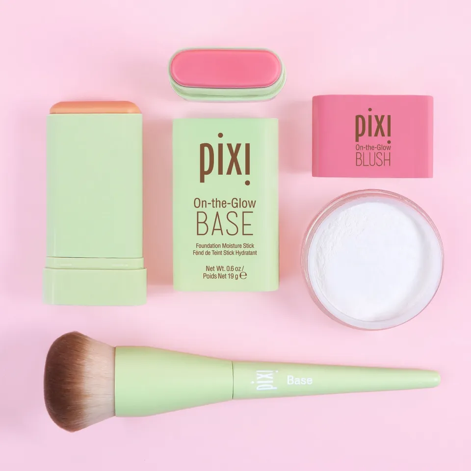 Pixi Makeup Blur Colour & Set Base Blush Puder 3tlg 18 Nuancen