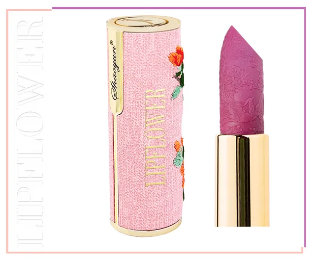 Shaoyun Lip Flower Pfirsichblüten 182 Lippenstift Lila pflegend