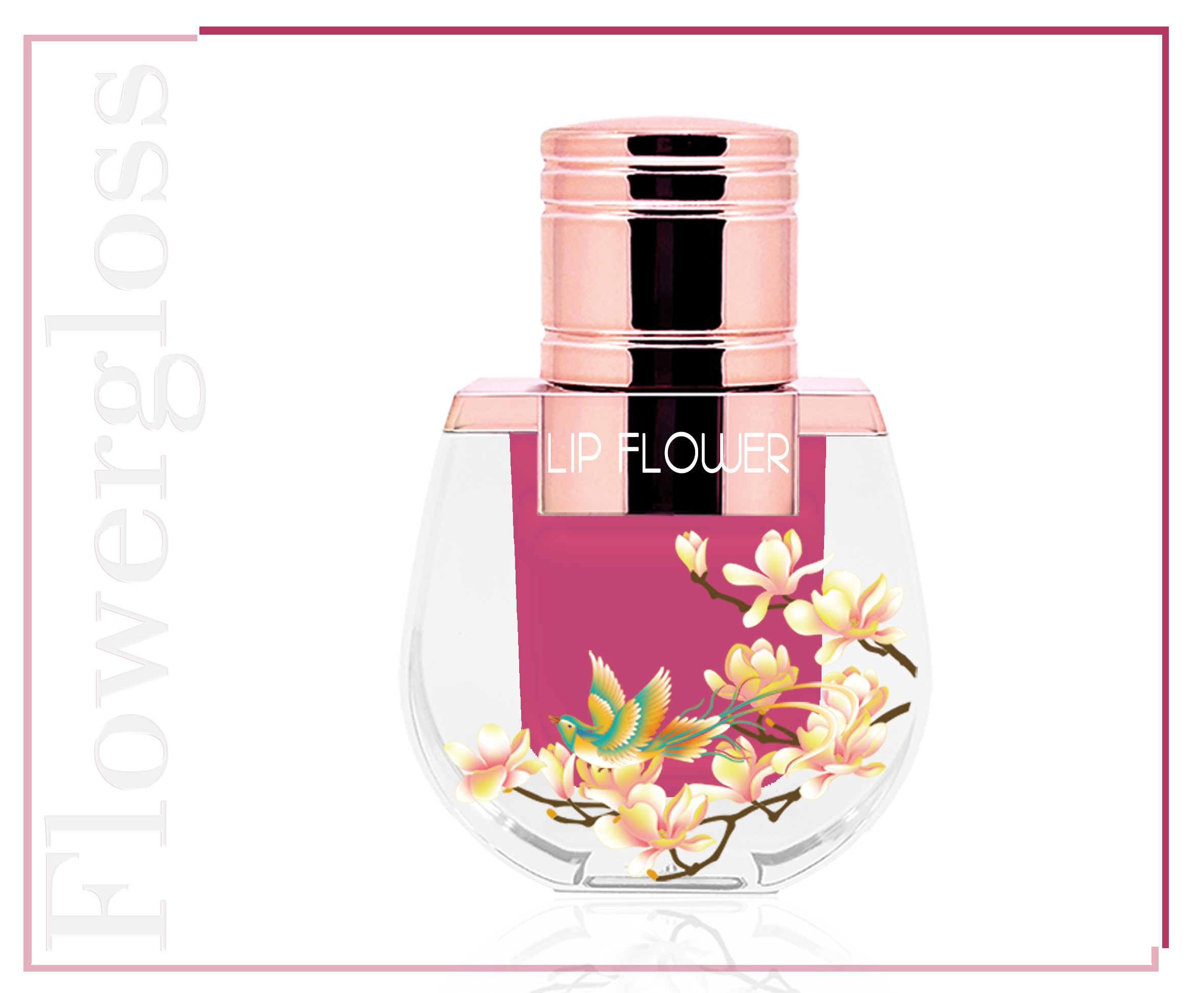 Shaoyun Flowergloss FG02 Orchidee Lipgloss Magenta ohne Titandioxid