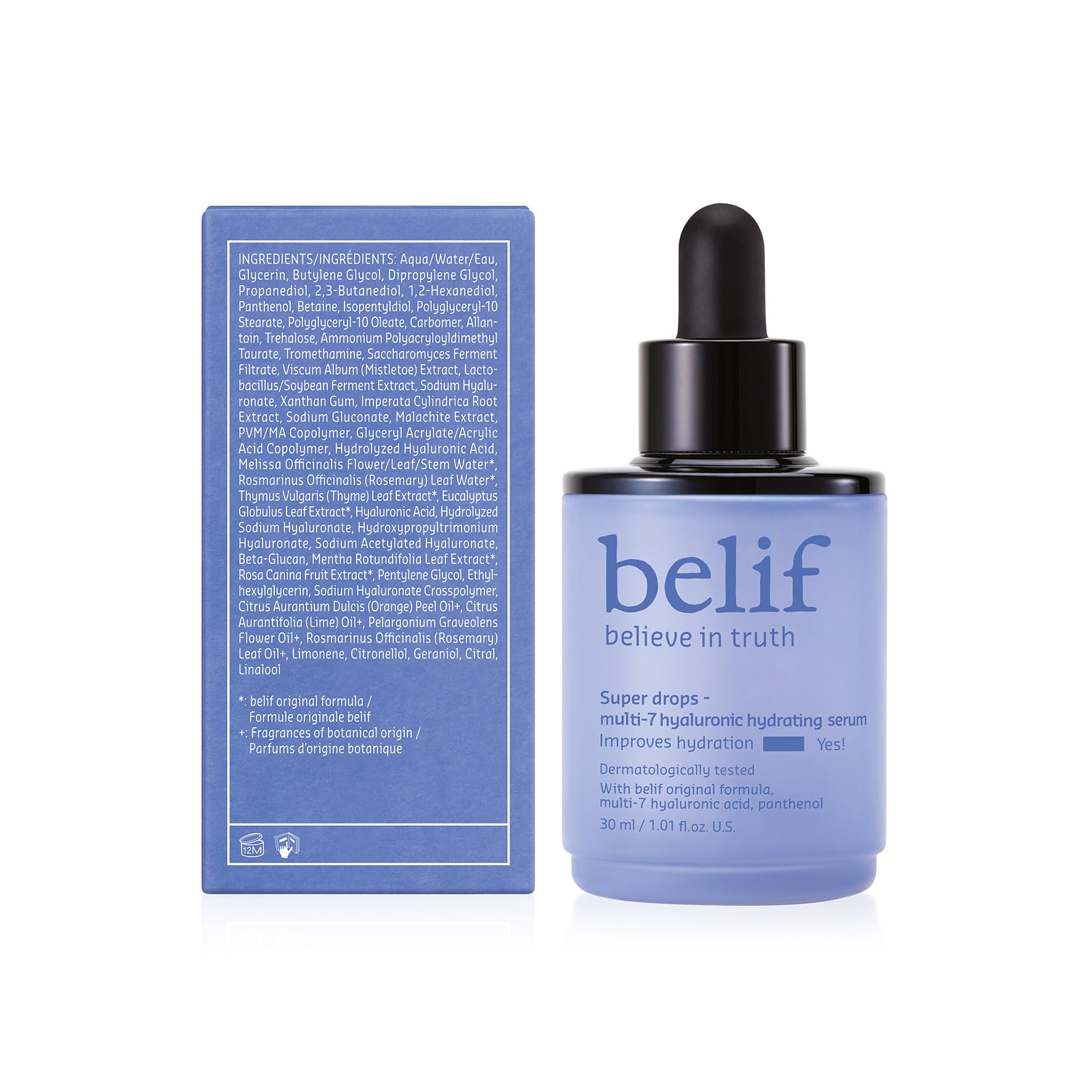 Belif Super Drops Multi-7 Hyaluron Serum 30ml Feuchtigkeit