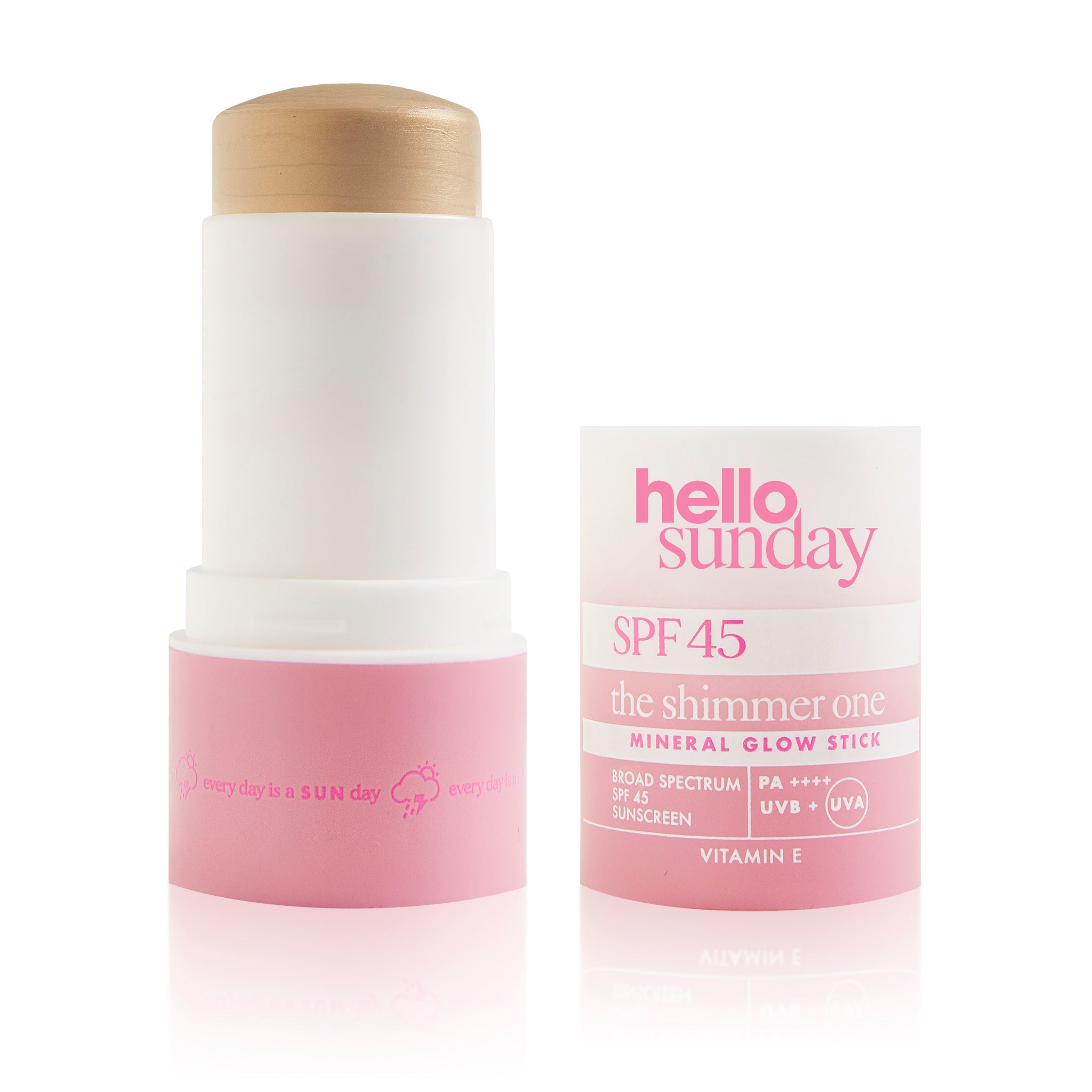 Hello Sunday Body & Hands The Shimmer One Glow Stick SPF 45 Hyaluron