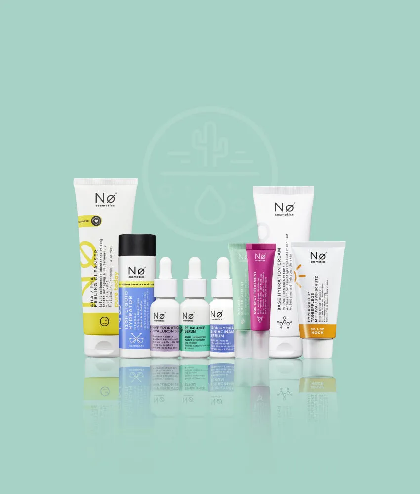 No Cosmetics Routinen Day & Night Routine Set 9-teilig Mischhaut