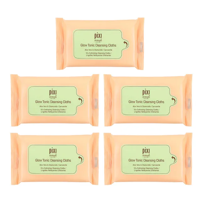 Pixi Glow Tonic Reinigungstücher 5er-Set Glycolsäure