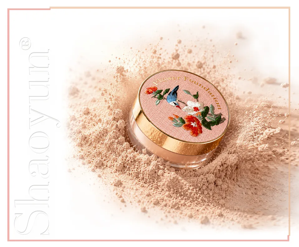Shaoyun Flower Foundation Puder ohne Titandioxid 1 Dose