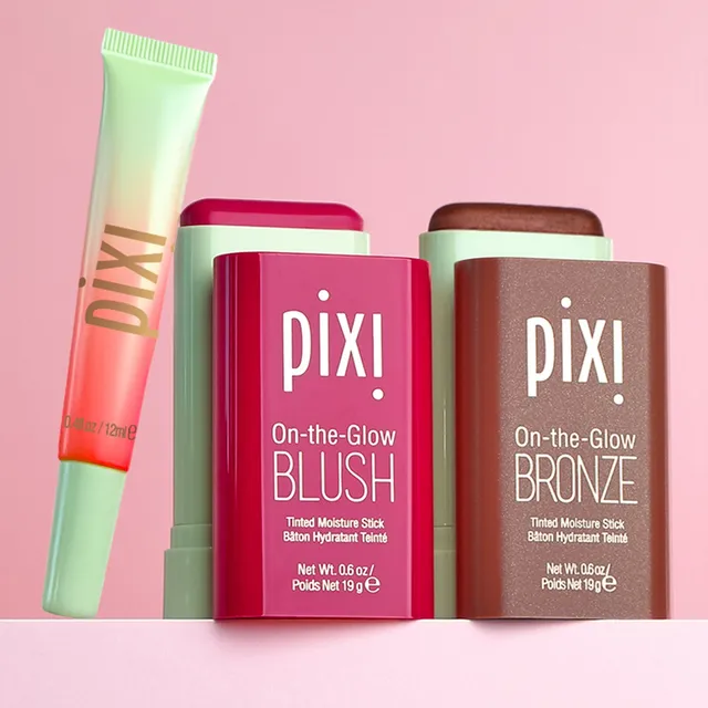 Pixi Beauty Glow Tonic Glow & Go Trio Make-up-Set 3 Sticks Blush