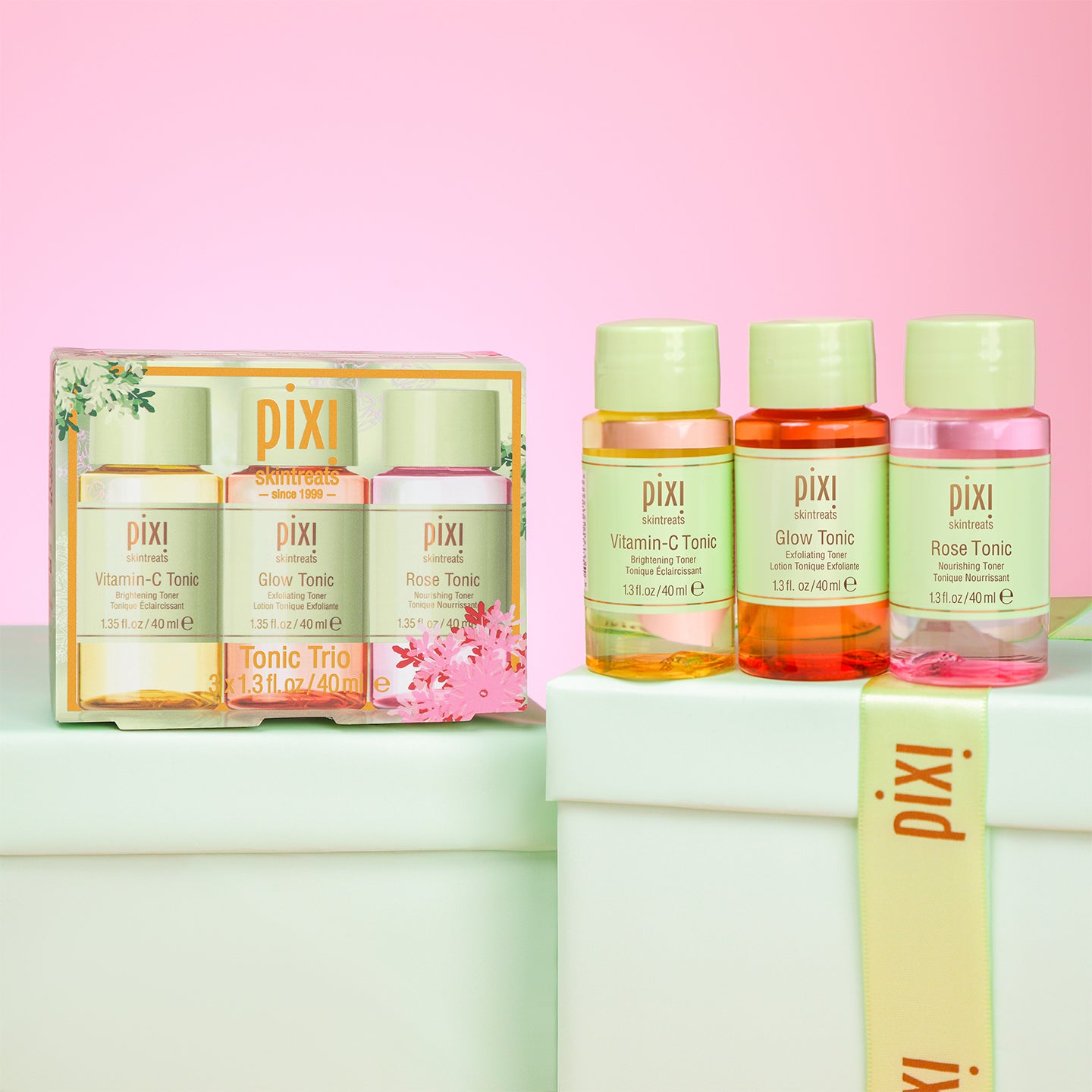 Pixi Glow Tonic Tonic Trio Kit Gesichtswasser 3er Set Glow