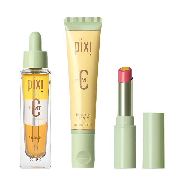 Pixi Vitamin-C +C Vit Brightening Trio Set Gesichtsöl Balm aufhellend