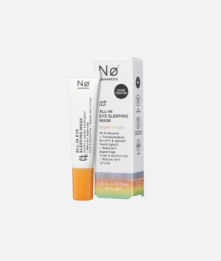No Cosmetics bright tønight ALL-IN Eye Sleeping Mask Augenpflege