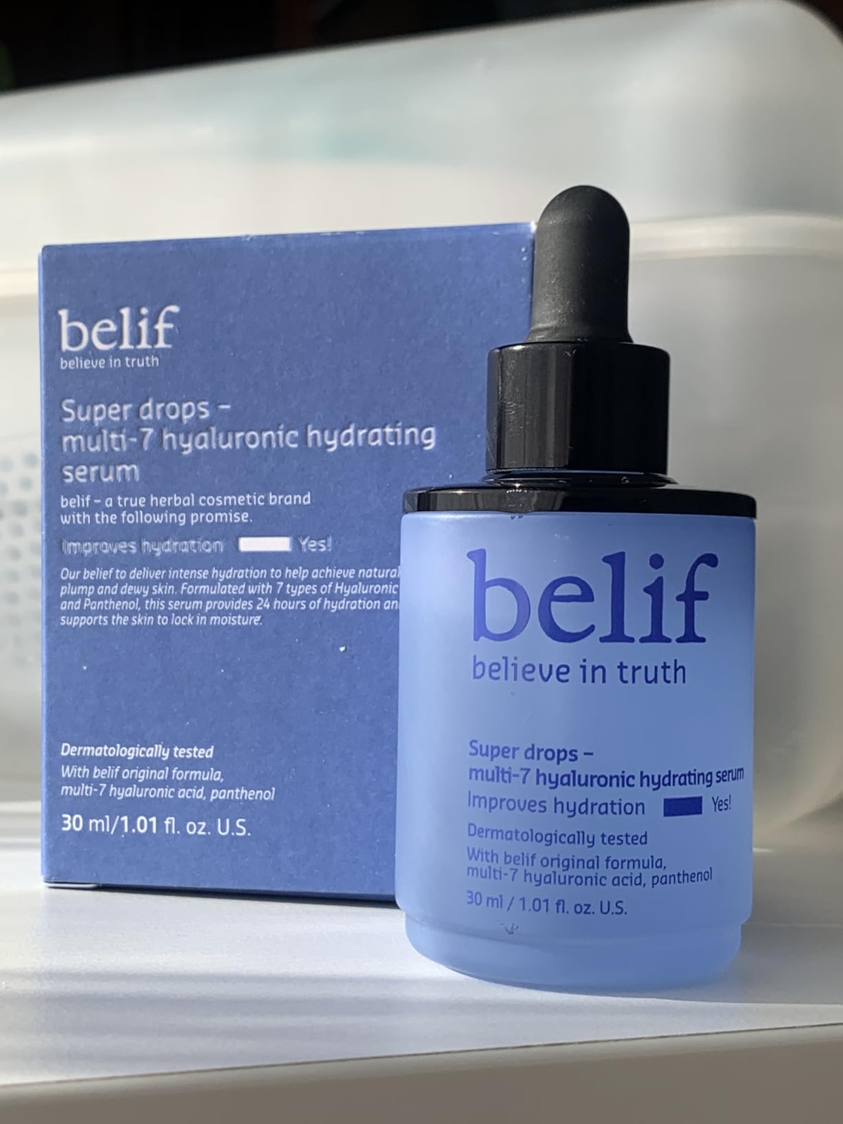 Belif Super Drops Multi-7 Hyaluron Serum 30ml Feuchtigkeit