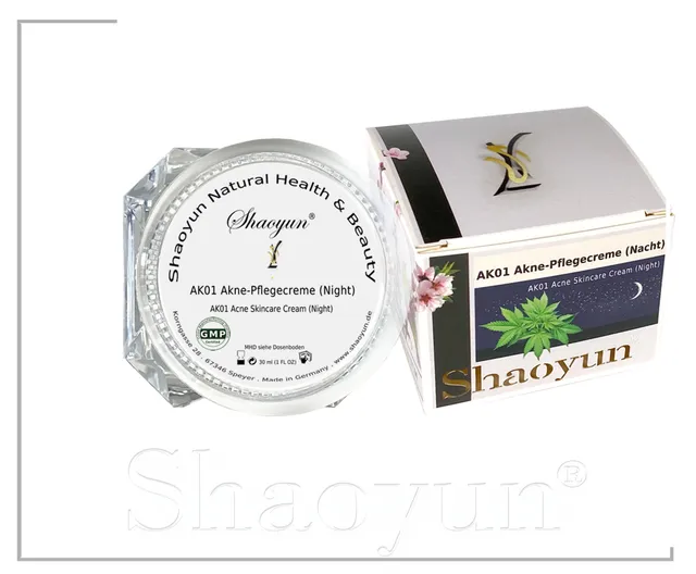Shaoyun Gesichtspflege AK01 Akne-Pflegecreme Night unreine Haut