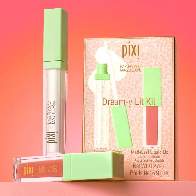 Pixi Makeup Dream-y Lit Kit Lippen Set Siesta Peach 2tlg