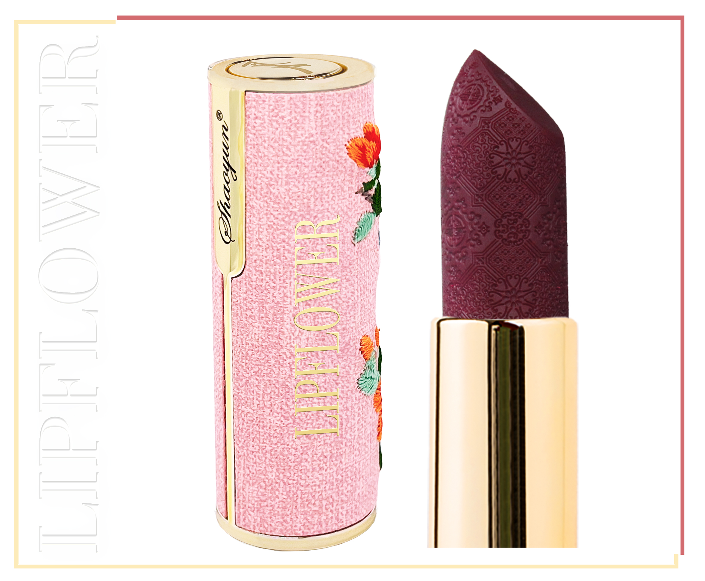 Shaoyun Lip Flower Medinilla 185 Lippenstift Rotviolett vegan