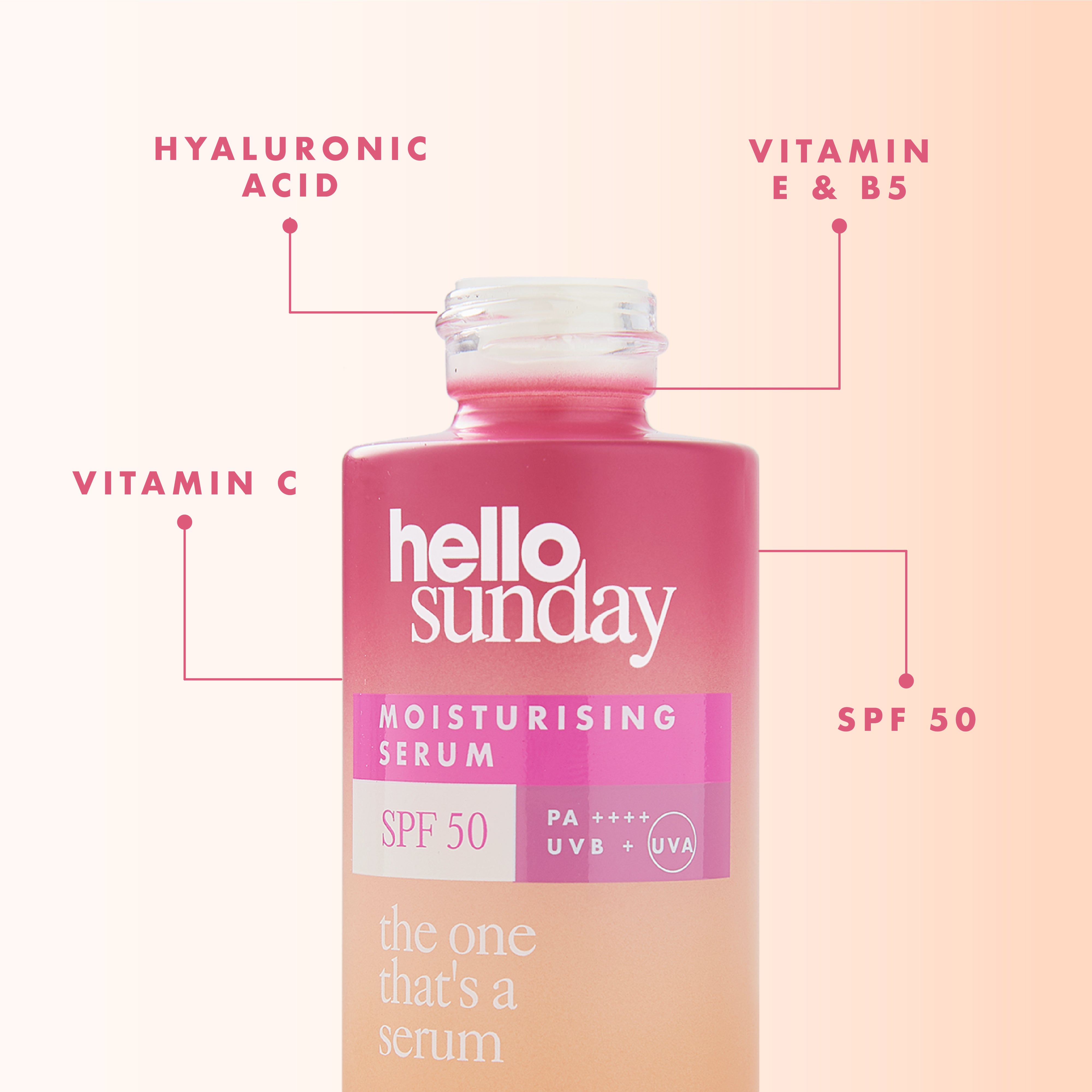 Hello Sunday Serums The One Serum SPF 50 Vitamin C Serum
