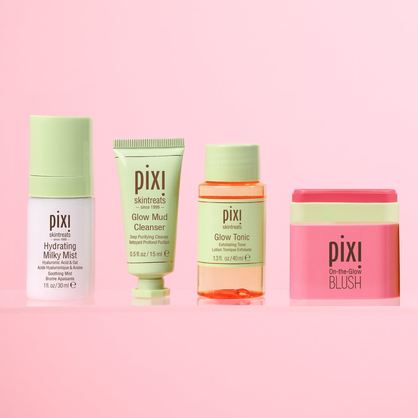 Pixi Glow Tonic Starter Kit Gesichtspflegeset 4-teilig Blush